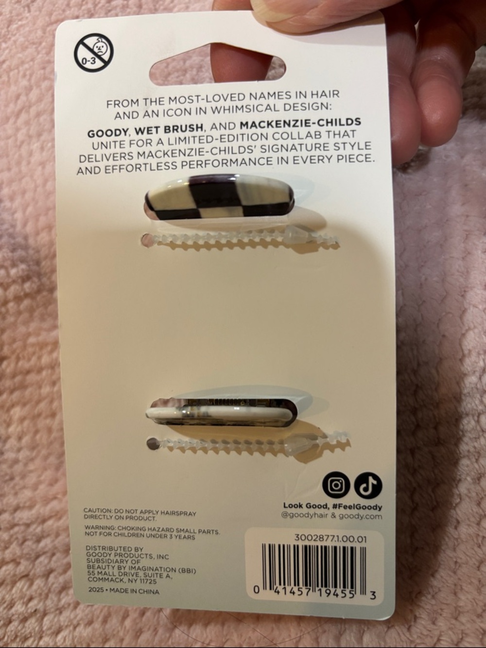 Mackenzie Childs and Goody Butterfly Hair Claw Set - Picture 2 of 3
